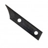 Chroomstrip rubber Spider 70-93 rechts