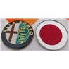 Alfa overzet logo 74mm voor/achter
