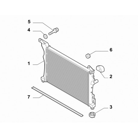 Radiateur MiTo 0.9 TwinAir