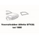 Voorruit rubber Alfetta GTV(4/6) tot 1980