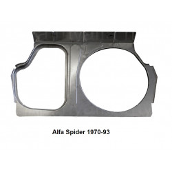 Kofferbak vloer Alfa Spider 1970-93