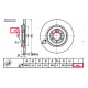 Remschijf 75 TS/V6 achter