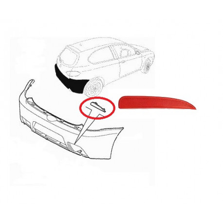 Reflector 147 GTA rechts achter
