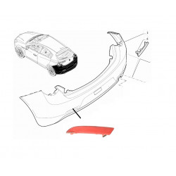 Reflector Giulietta 940 links achter