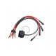 Bougiekabelset 4 cil. Nord rood