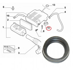 Ring luchtfilterhuis Fiat 500 1.2 8V