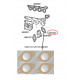 Pakking set inlaatrubber Nord 83-89