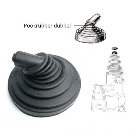 Pookrubber dubbel (1750)