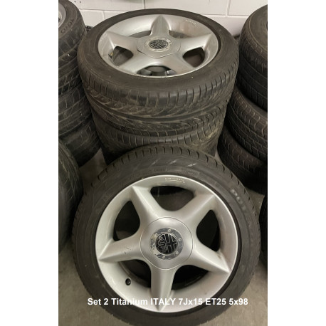 Wielset Titanium Italy 7Jx15 5x98 ET25