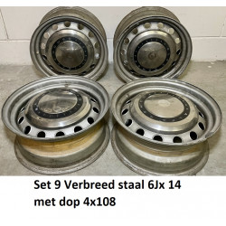 Velg Staal verbreed 6Jx14 4x108