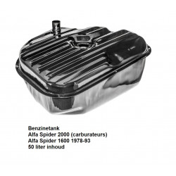 Benzinetank Spider 1600/2000 carb. 78-93