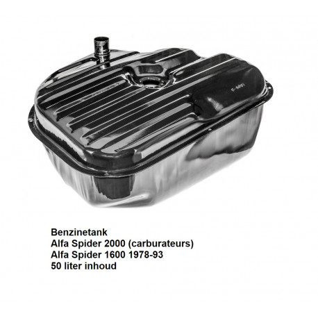 Benzinetank Spider 1600/2000 carb. 78-93