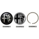 Embleem Alu velg OT Nord 48mm Zilver/grijs