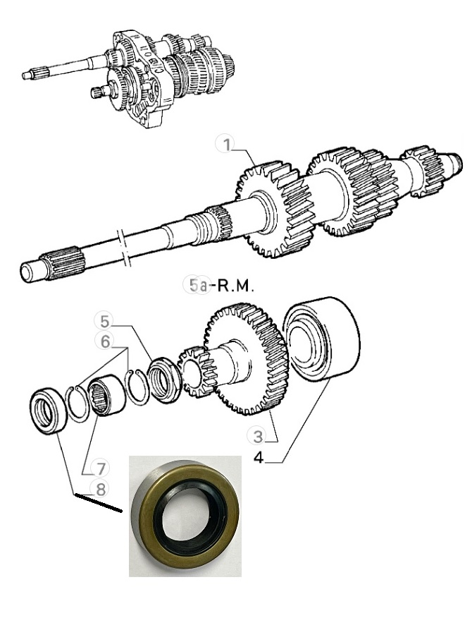 Keerring prise-as 116 serie / Alfa 75