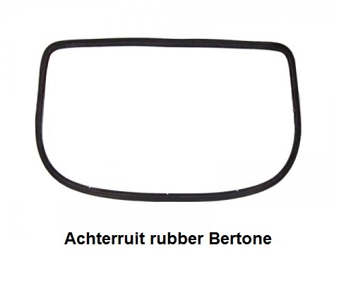 Achterruit rubber Bertone