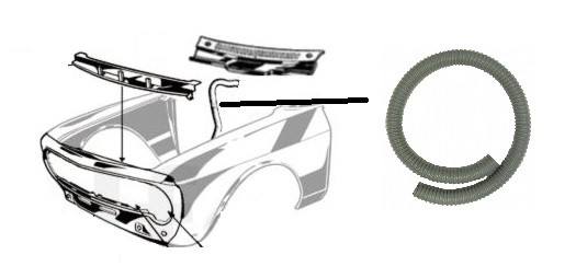 Afwaterslang parafan Spider/Bertone