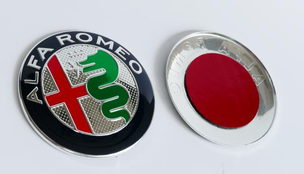 Alfa Logo 2015 overzet / plak 74mm