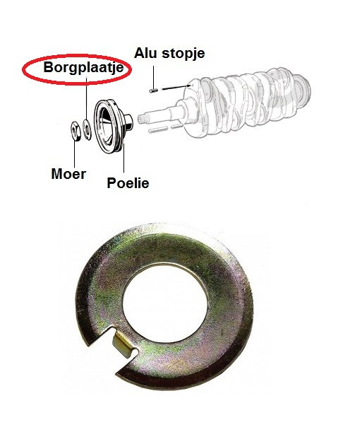 Borgplaat krukas