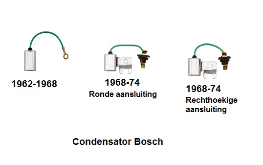 Bosch Condensator 1968-74 ROND