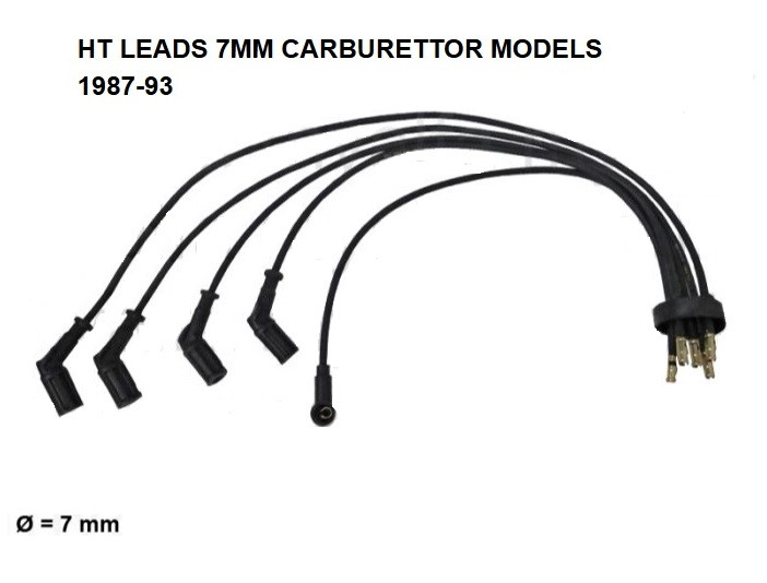 Bougiekabelset Spider1987-93 carburateurs