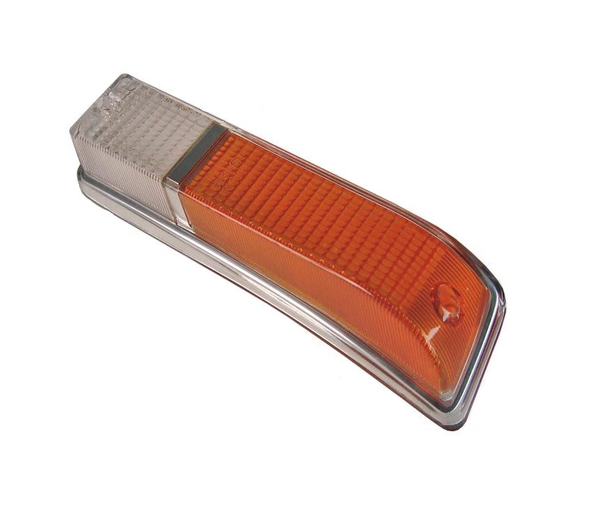 Clignoteurglas Bertone 1970-77 links oranje/wit