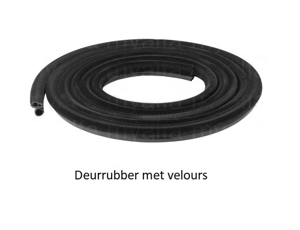 Deurrubber Giulia Super + velours