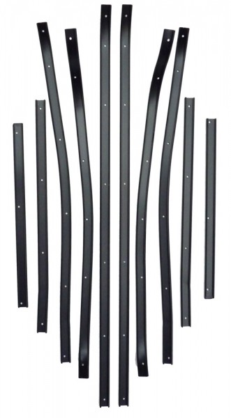 Deurrubber lijstenset Bertone Aluminium