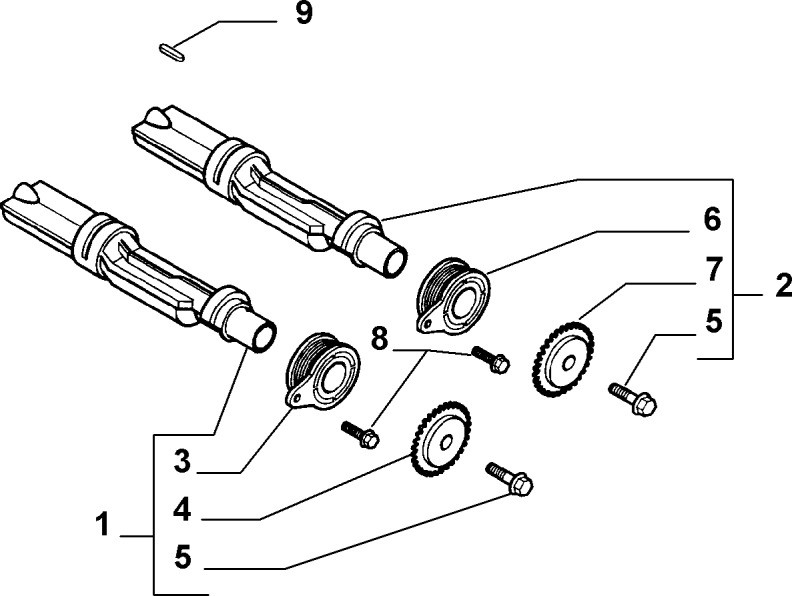Distributiekettingset 1.9/2.2 JTS