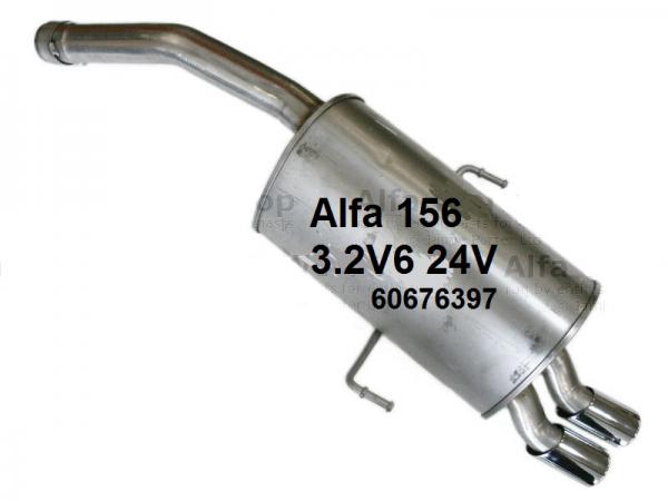 Einddemper 156 3.2 V6 24V