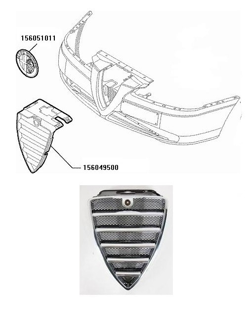 Grille hart 166 FL