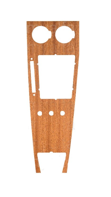 Hout inleg tbv console Bertone 1750