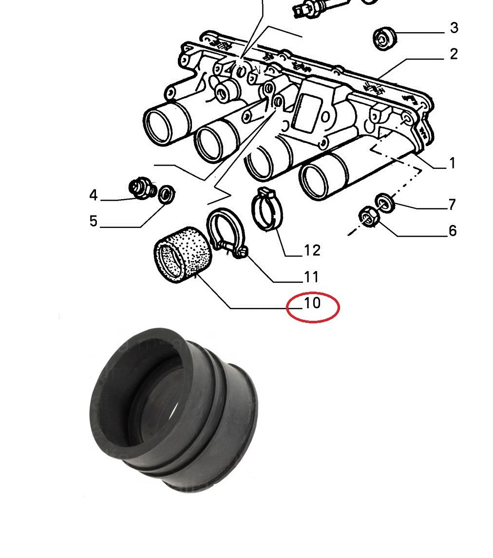 Inlaatrubber IE/TS