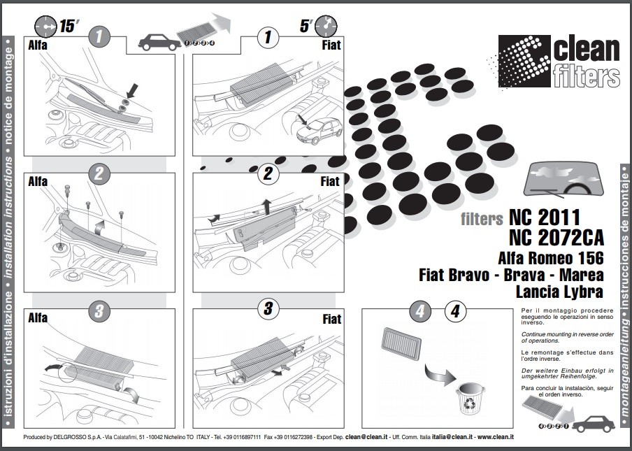 Interieurfilter 156 (airco) 1e serie