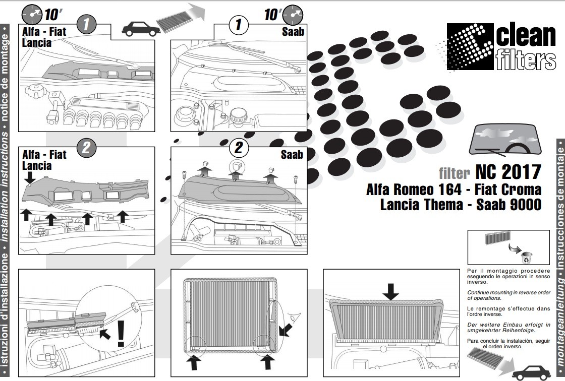 Interieurfilter Alfa 164