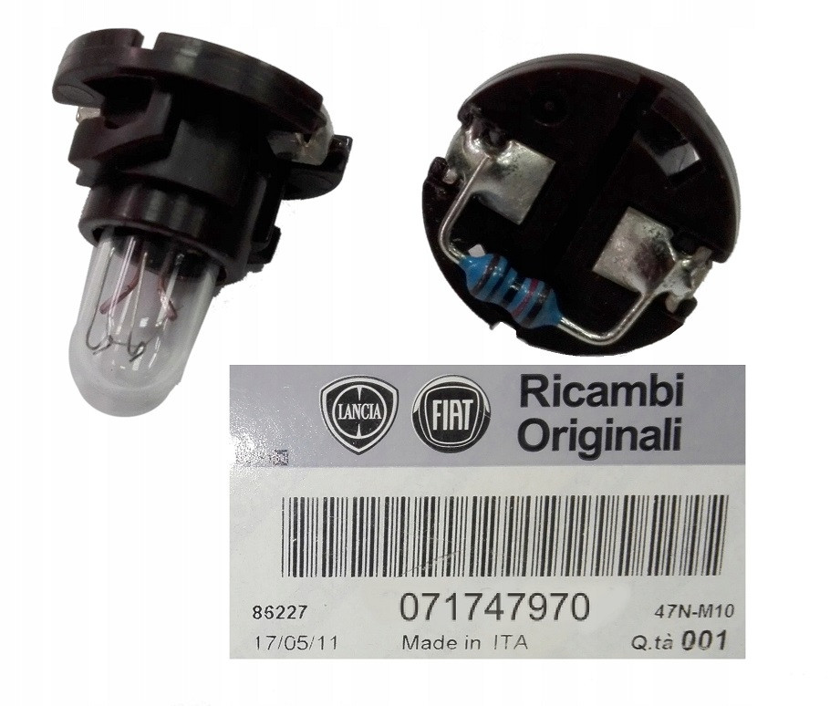 Kachellampje 147/GT Q10/Weerstand