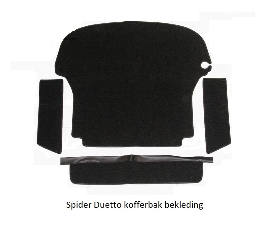 Kofferbak Bekledingset Spider Duetto