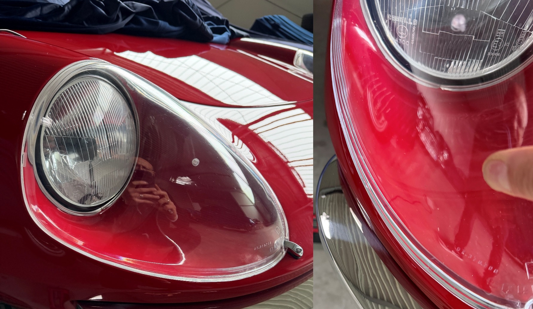 Koplampkap Spider 1966-80 rechts