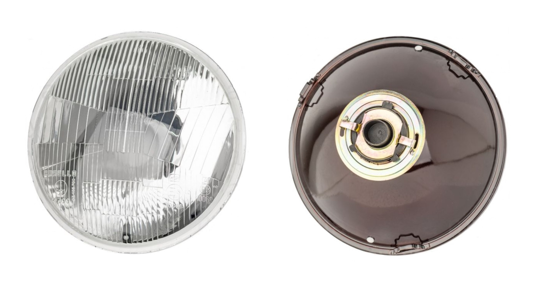 Koplamp Spider H4 7" Carello look