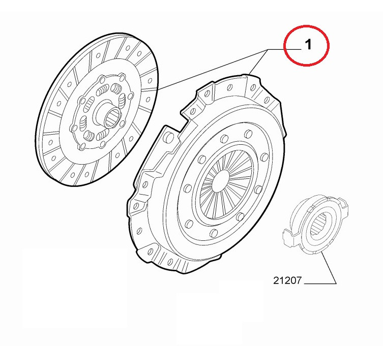Koppelingset 159/Brera/Spider 2.0 JTDm