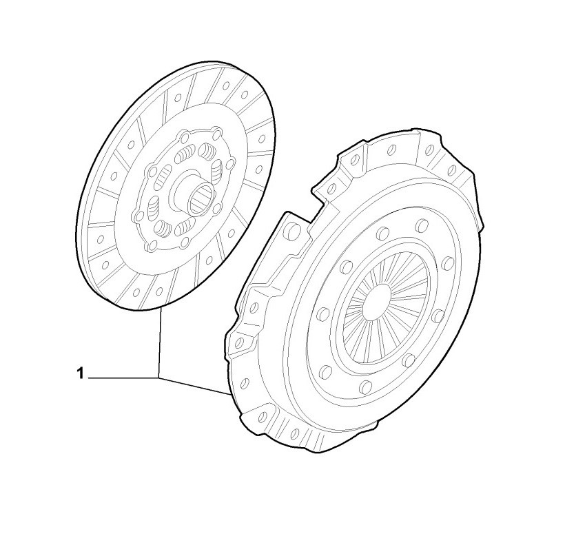 Koppelingset Alfa 159 1.9 JTD 8/16V