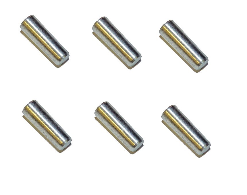 Krukasstopje set aluminium 6mm (6 stuks)