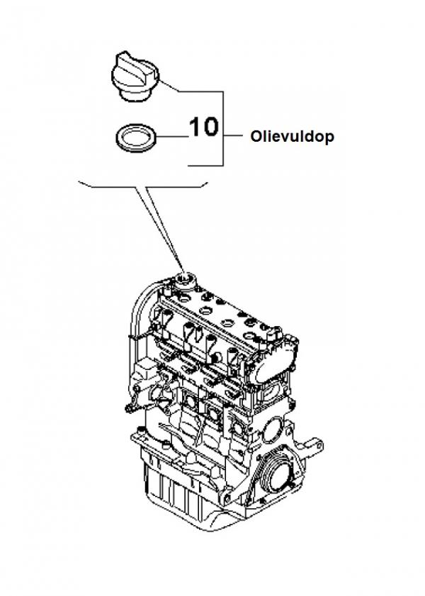 Olievuldop MiTo 1.4 Multiair