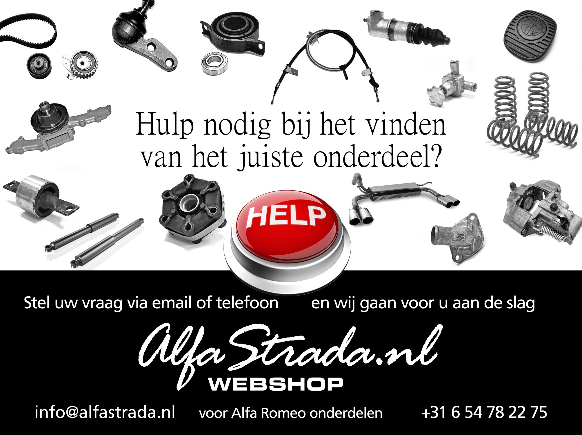 Onderdeel niet gevonden?