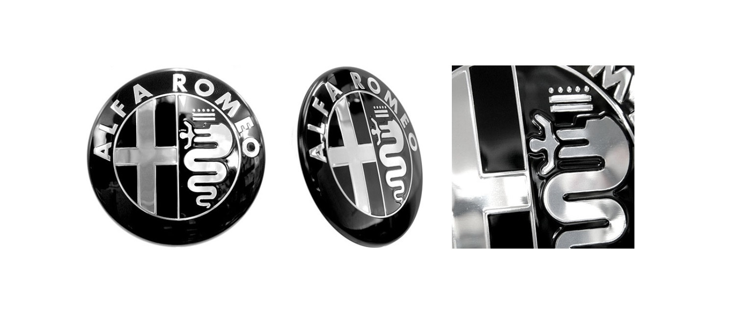 Alfa Logo overzet/plak 74mm