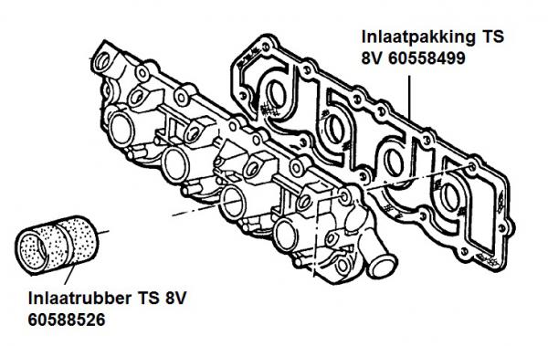 Pakking inlaat Nord TS 8V