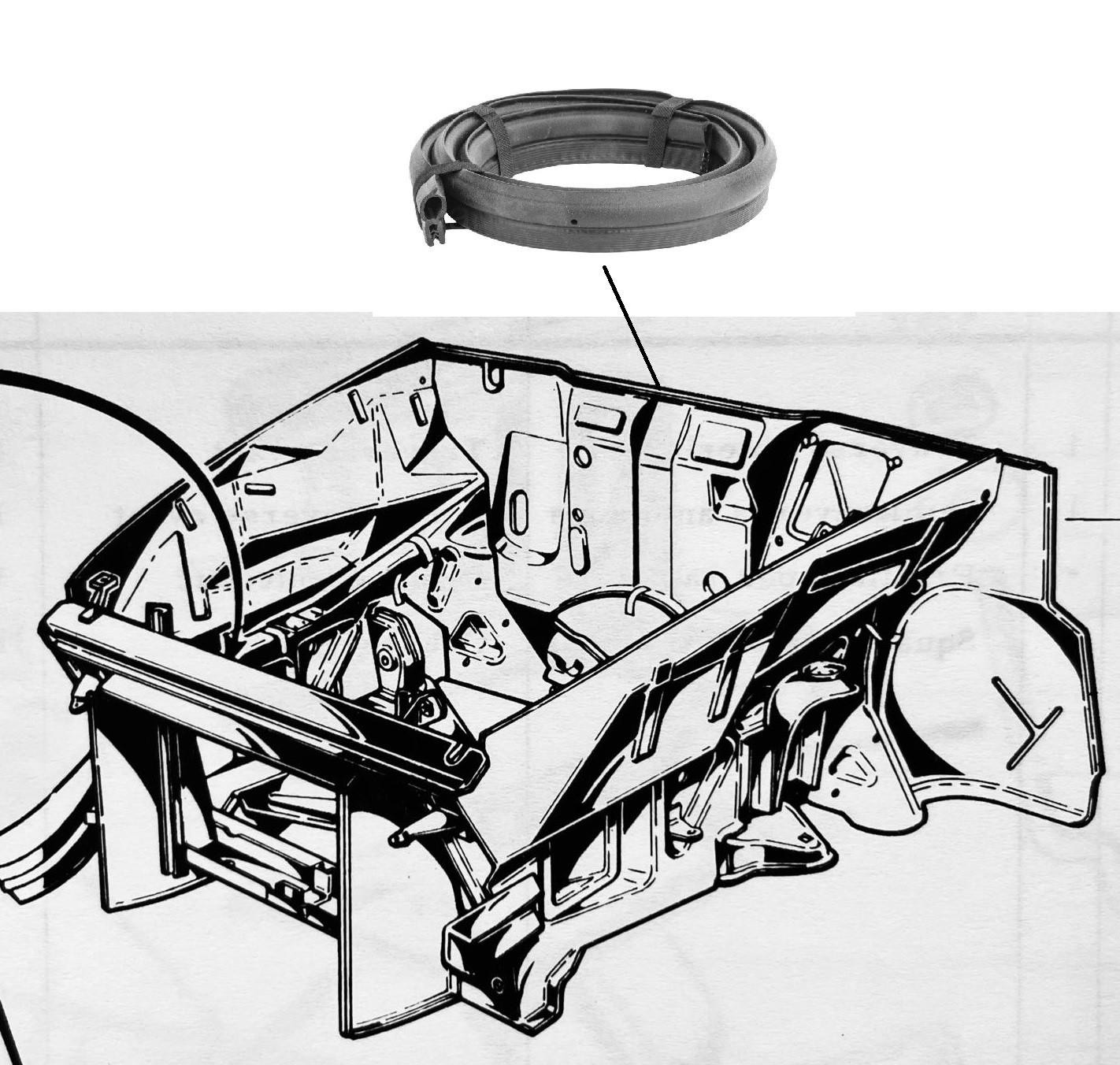 Parafanrubber Bertone