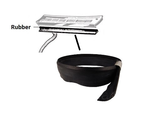 Parafanrubber Giulia Super/ Berlina