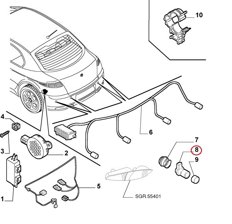Parkeersensor div Alfa