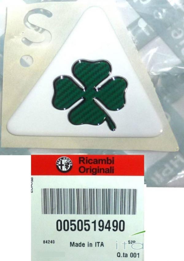 QV Embleem Giulietta links (Wit)