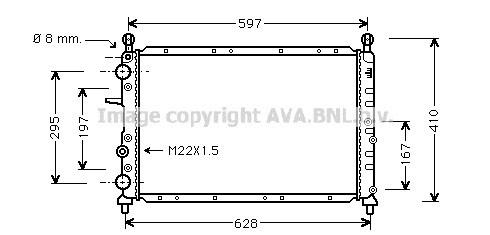 Radiateur 145/6/155 2.0TS/1.9 TD